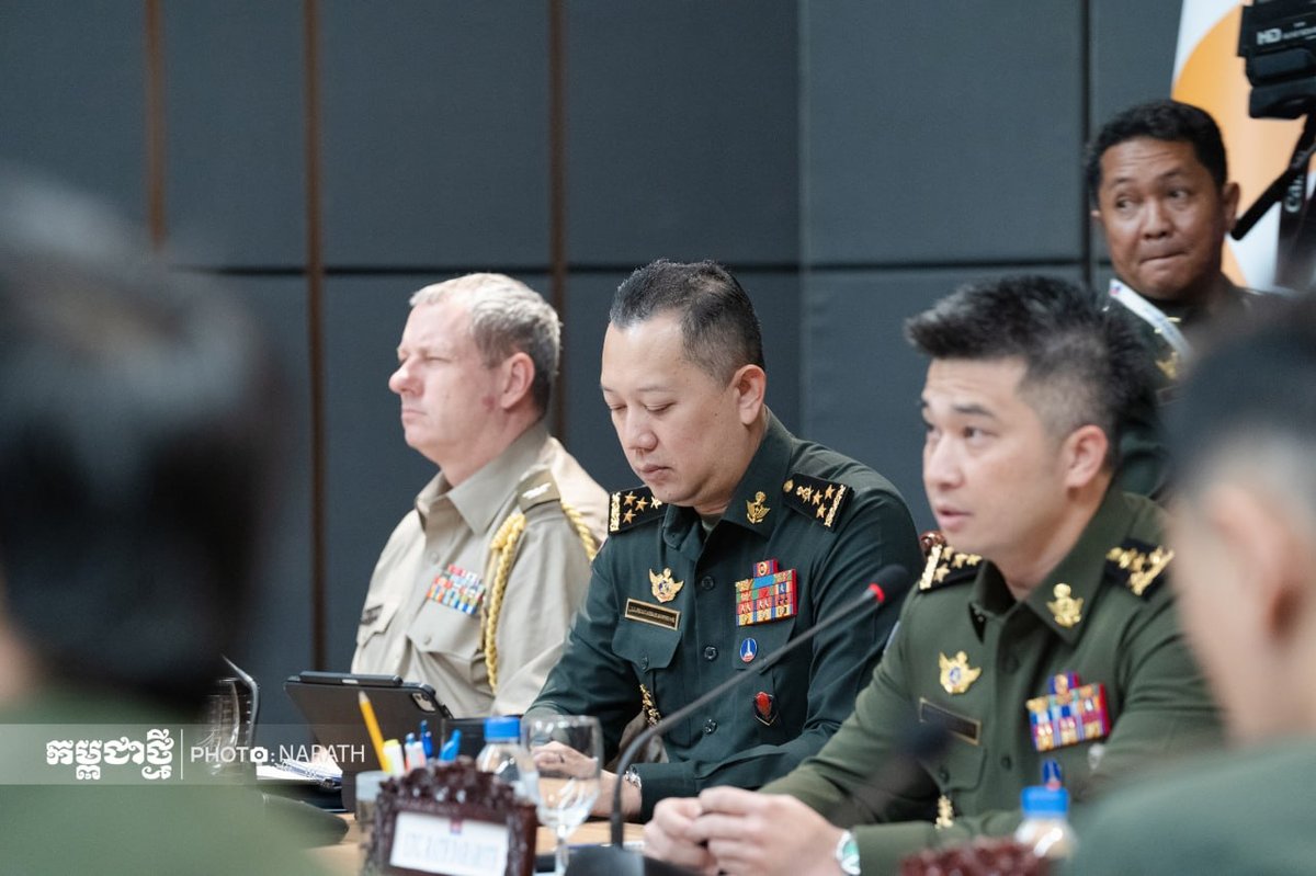 国防部向22国武官展示边境局势 驳斥泰方指控
