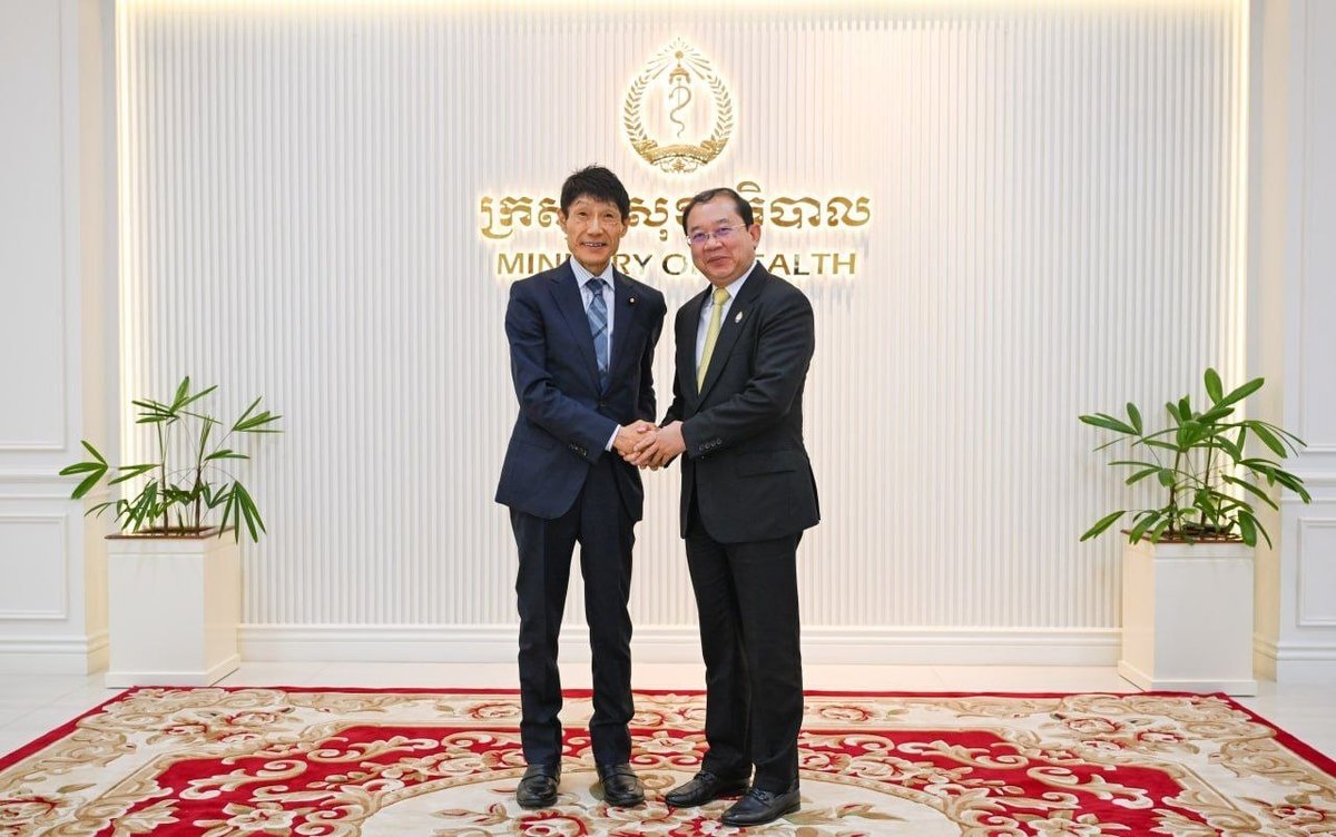 柬埔寨卫生部部长秦拉表示,日本在柬埔寨医疗体系现代化及基础设