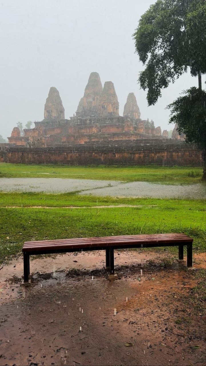 雨季游览吴哥窟 体验别样自然美景