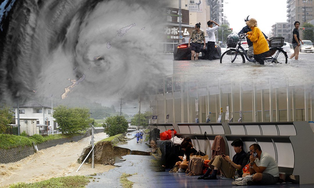 台风Dujuan在日本引发严重灾情,当地政府已强制疏散约20