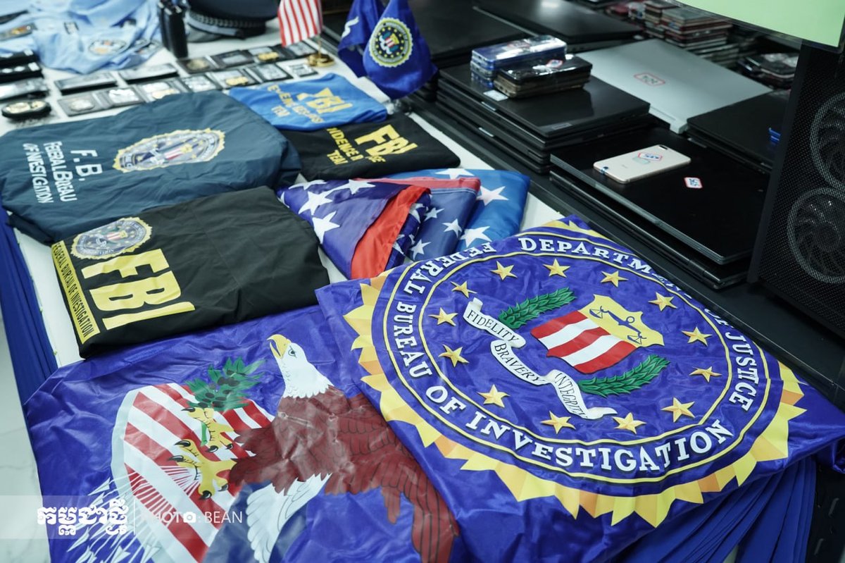 金边警方破获184起网诈案 查获AI换脸设备及大量赃物