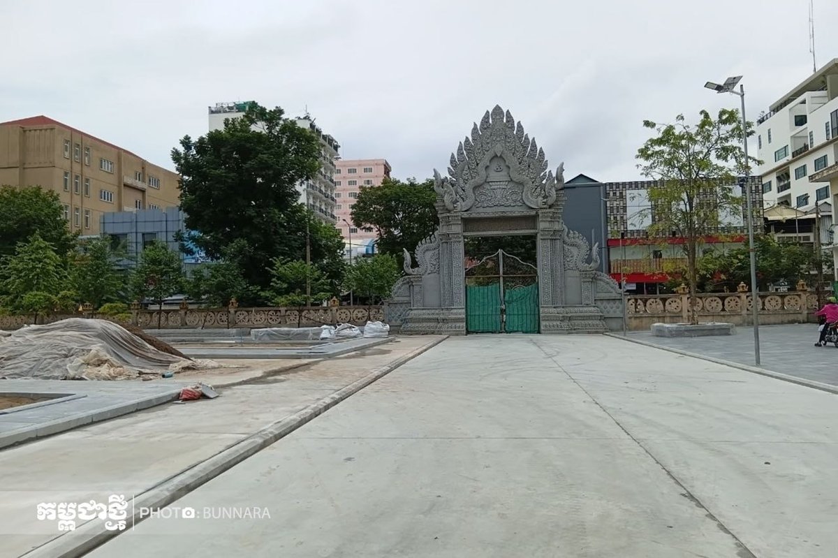 金边堆谷区寺庙美化工程预计亡人节前完工