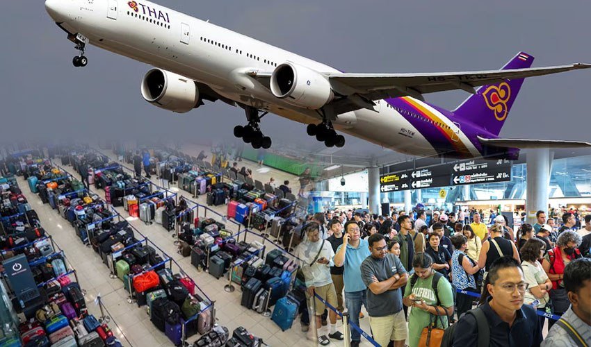 泰国航空取消37个航班 素万那普机场陷入混乱