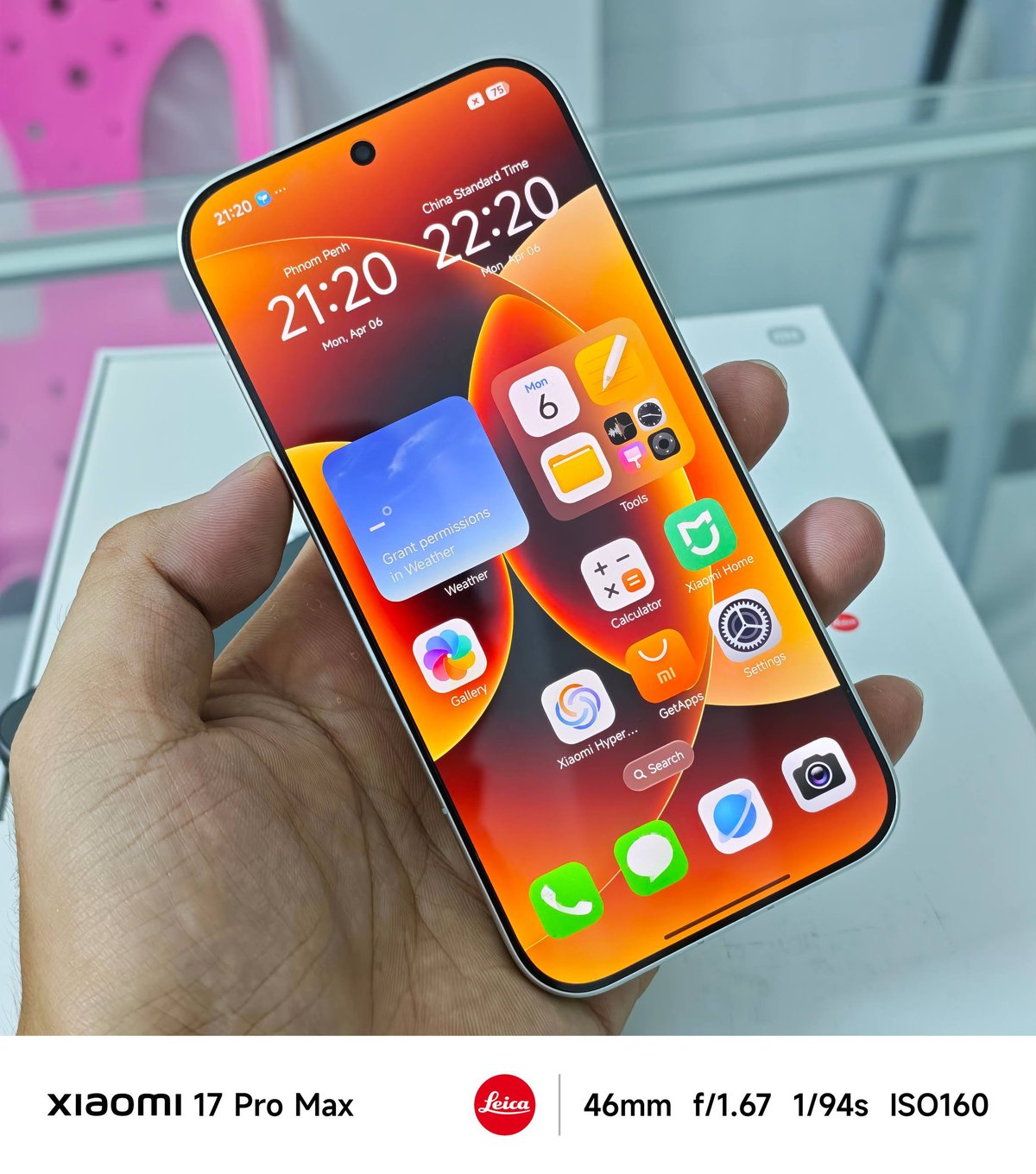 二手小米17 12/256G转让 售价$499