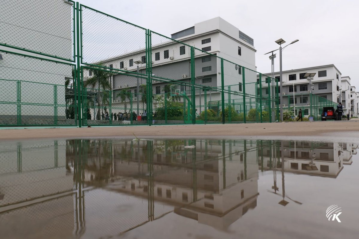 政府组织媒体参观干拉省涉诈园区 园区已被封锁