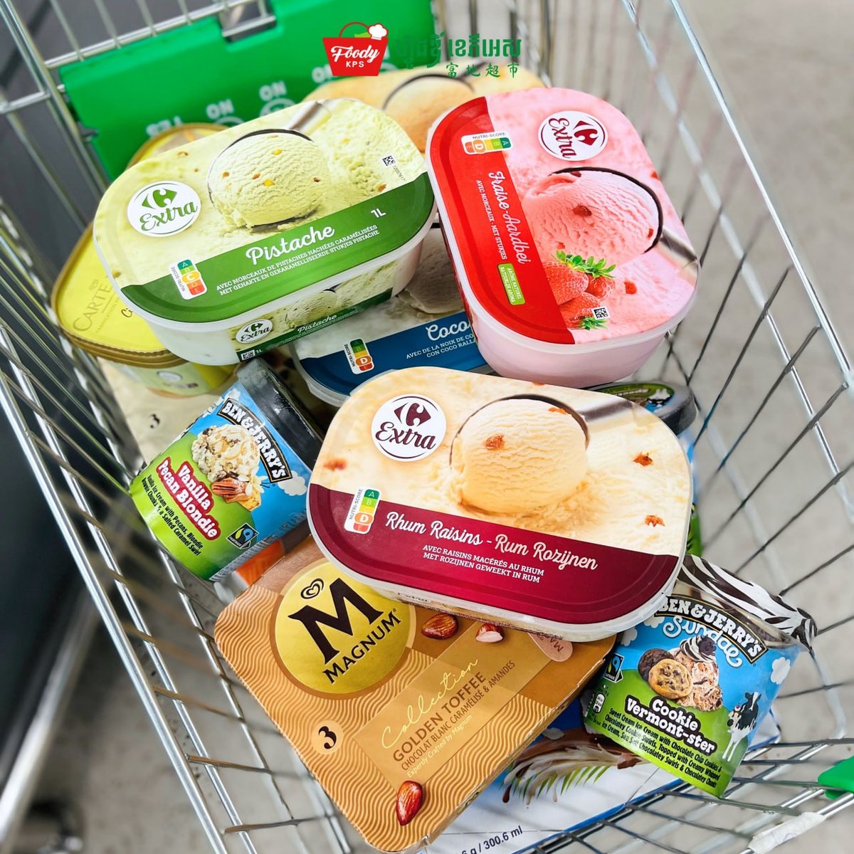 Foody KPSS超市上架法国进口冰淇淋