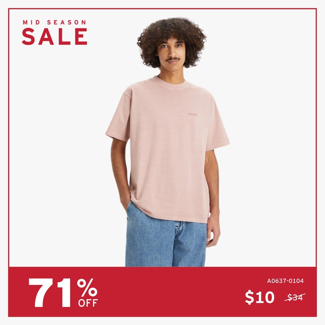 Levi's柬埔寨门店季中大促 全场低至1折