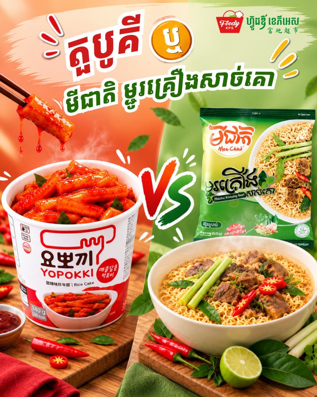 西港Foody超市韩式小吃上新 适合冷天享用
