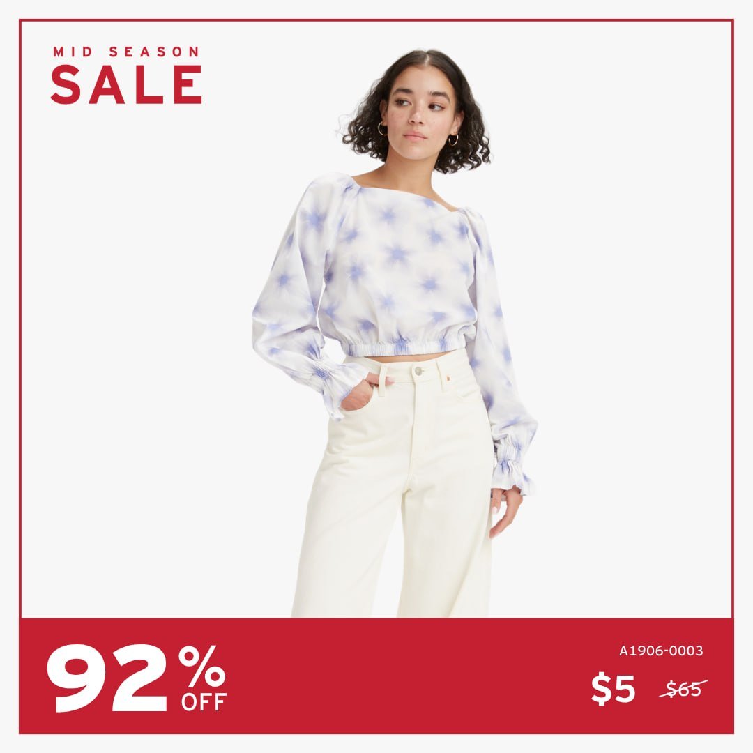 Levi’s柬埔寨门店年中大促 全场低至1折