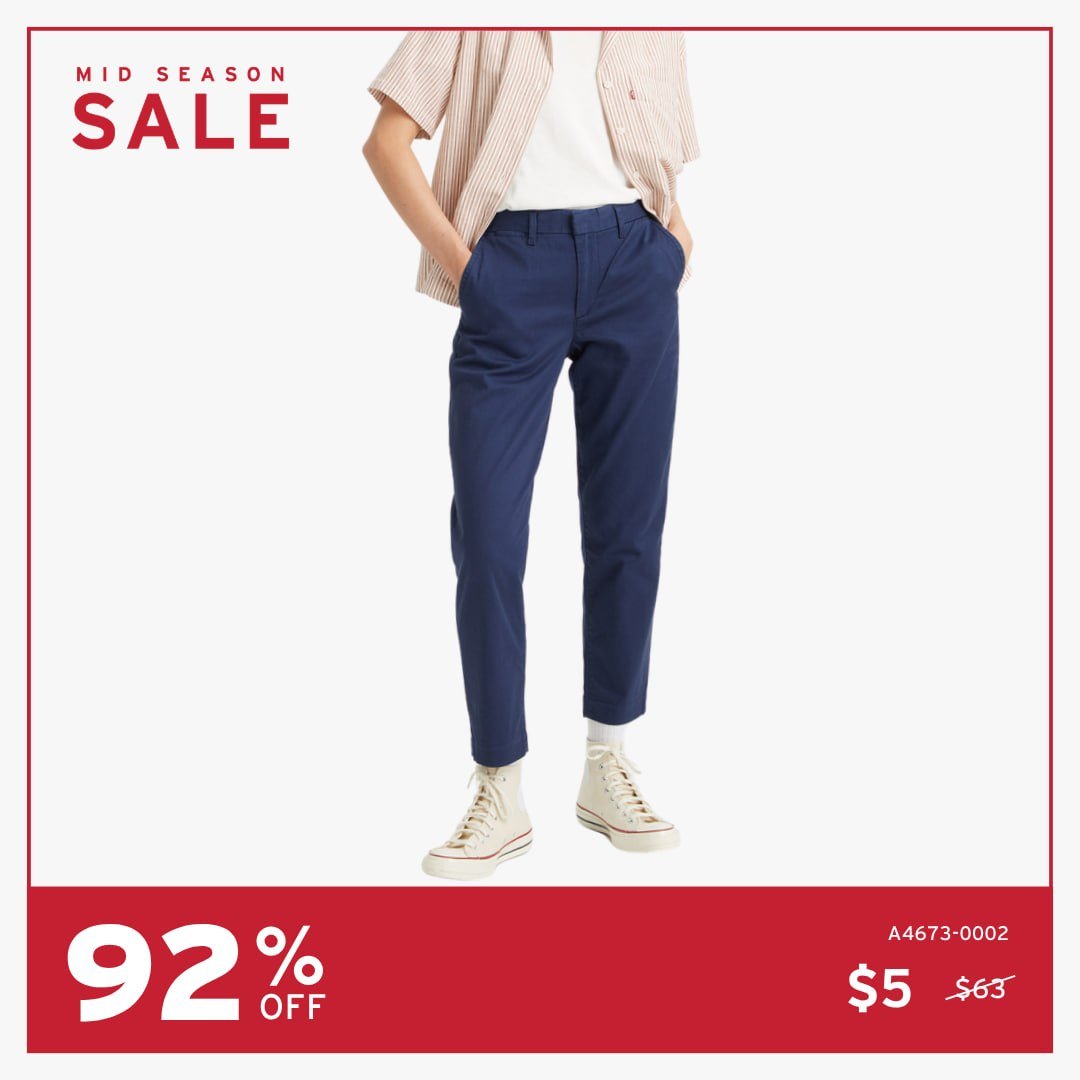 Levi’s柬埔寨门店年中大促 全场低至1折