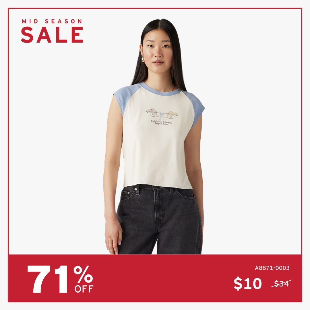 Levi’s柬埔寨门店年中大促 全场低至1折