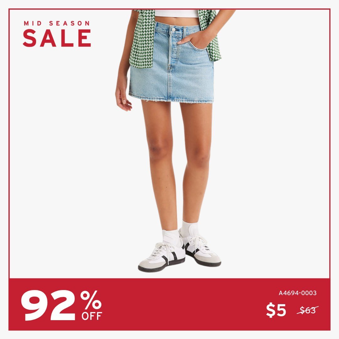 Levi’s柬埔寨门店年中大促 全场低至1折