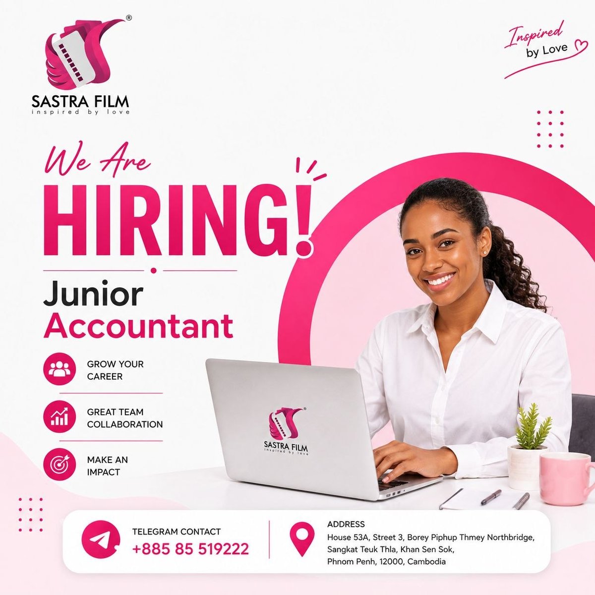 Sastra Film急招应付账款专员 负责财务发票处理