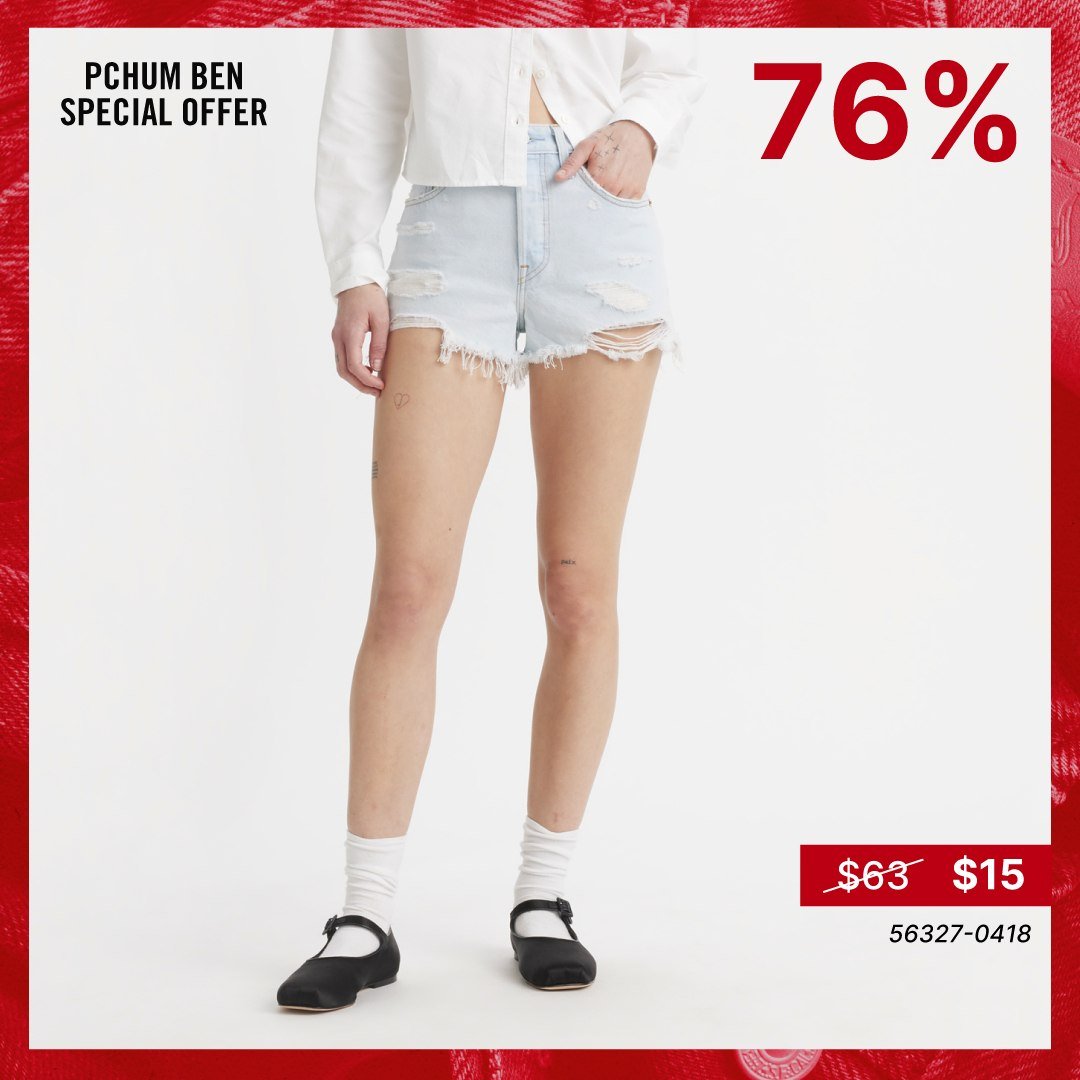 Levi's送礼节全场促销 最高折扣90%以上