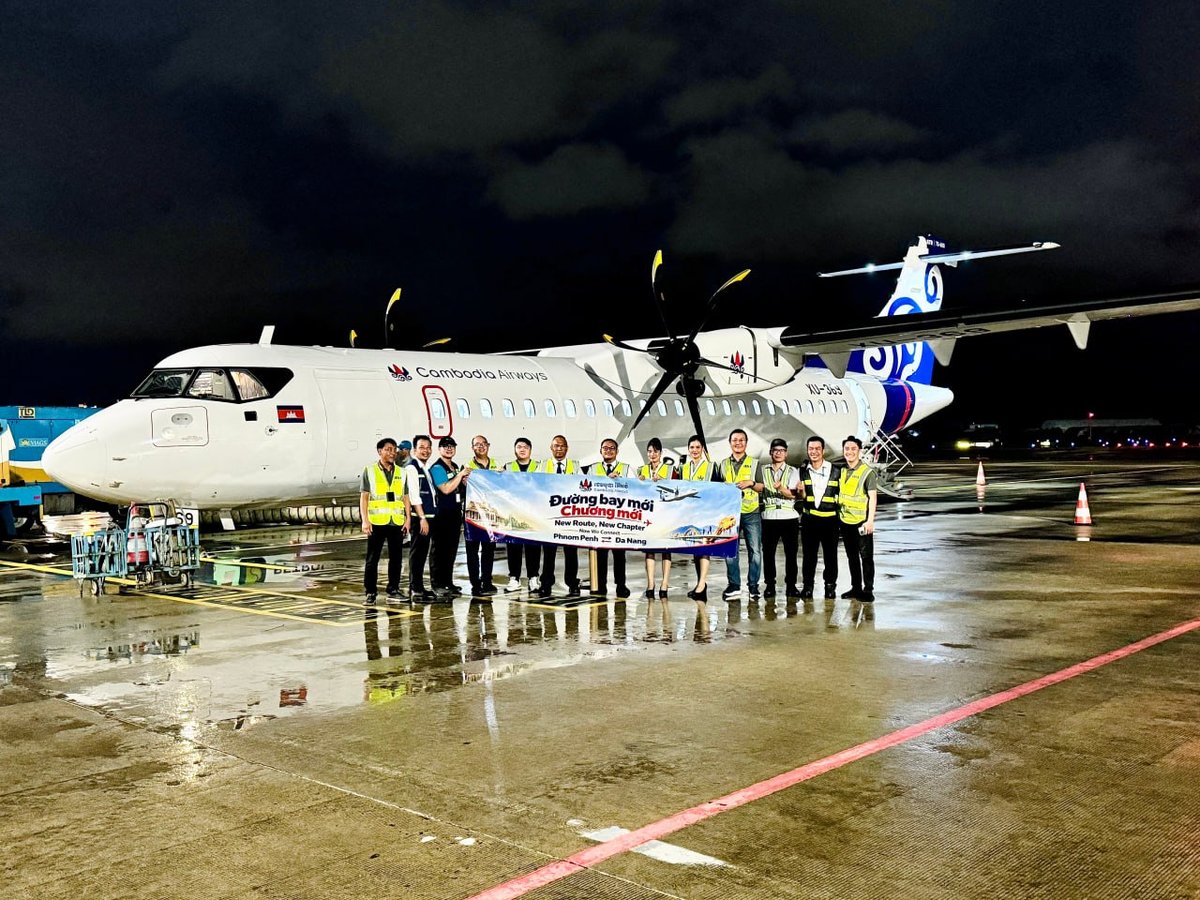 柬埔寨航空开通金边至岘港航线 每周两班