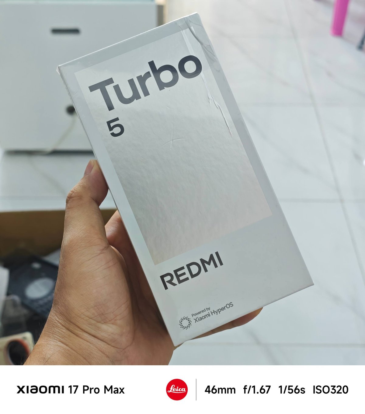 Redmi Turbo 5新机到货 12/256G售价389