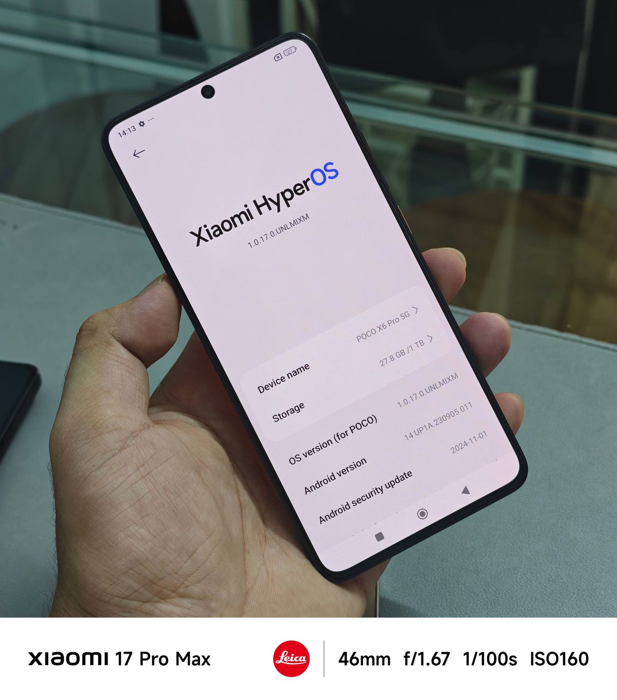 二手POCO X6 Pro全球版 16/1TB转让 售价25