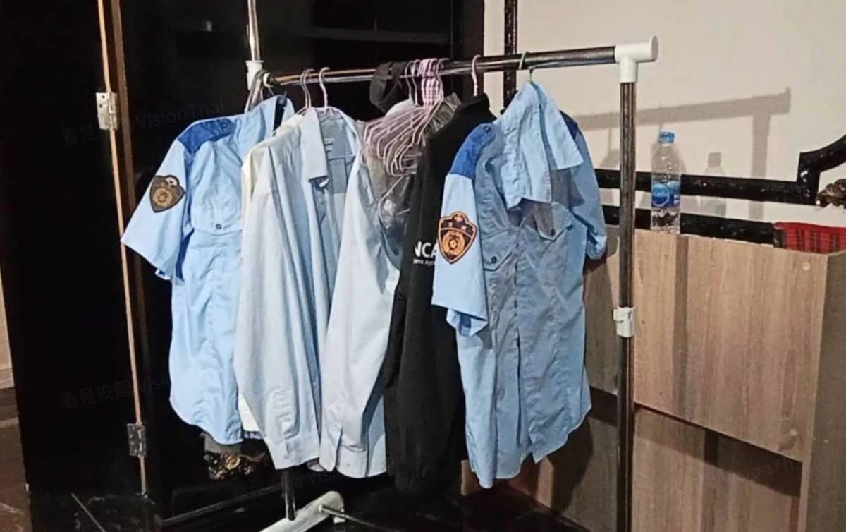 泰国警方在曼谷捣毁一处跨国电诈窝点,逮捕15名嫌犯