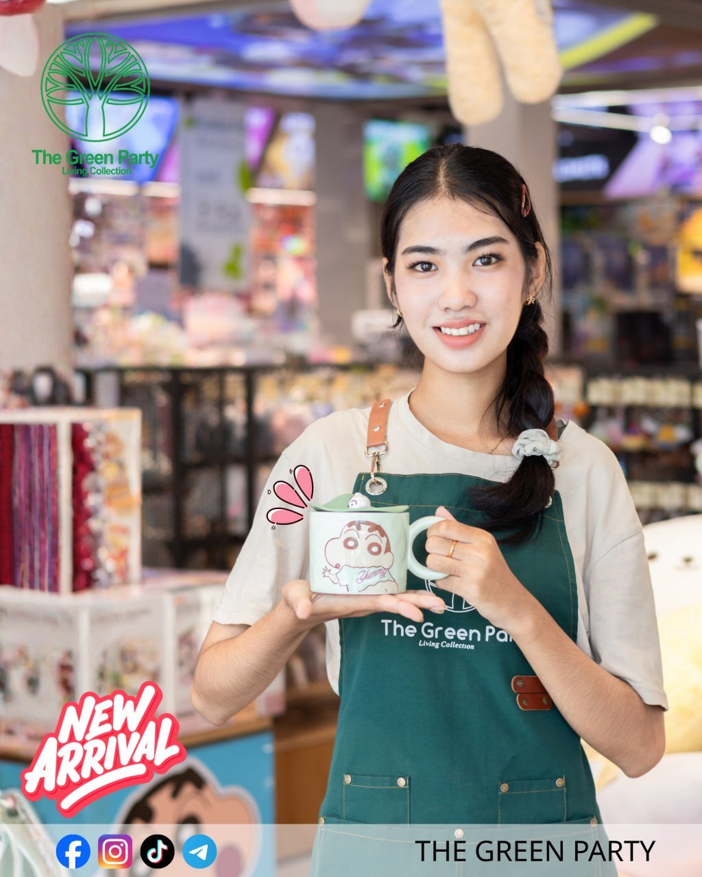 The Green Party新款生活用品上市 门店同步发售