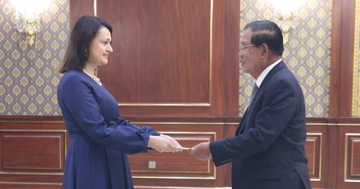 塞浦路斯新任驻柬大使递交国书