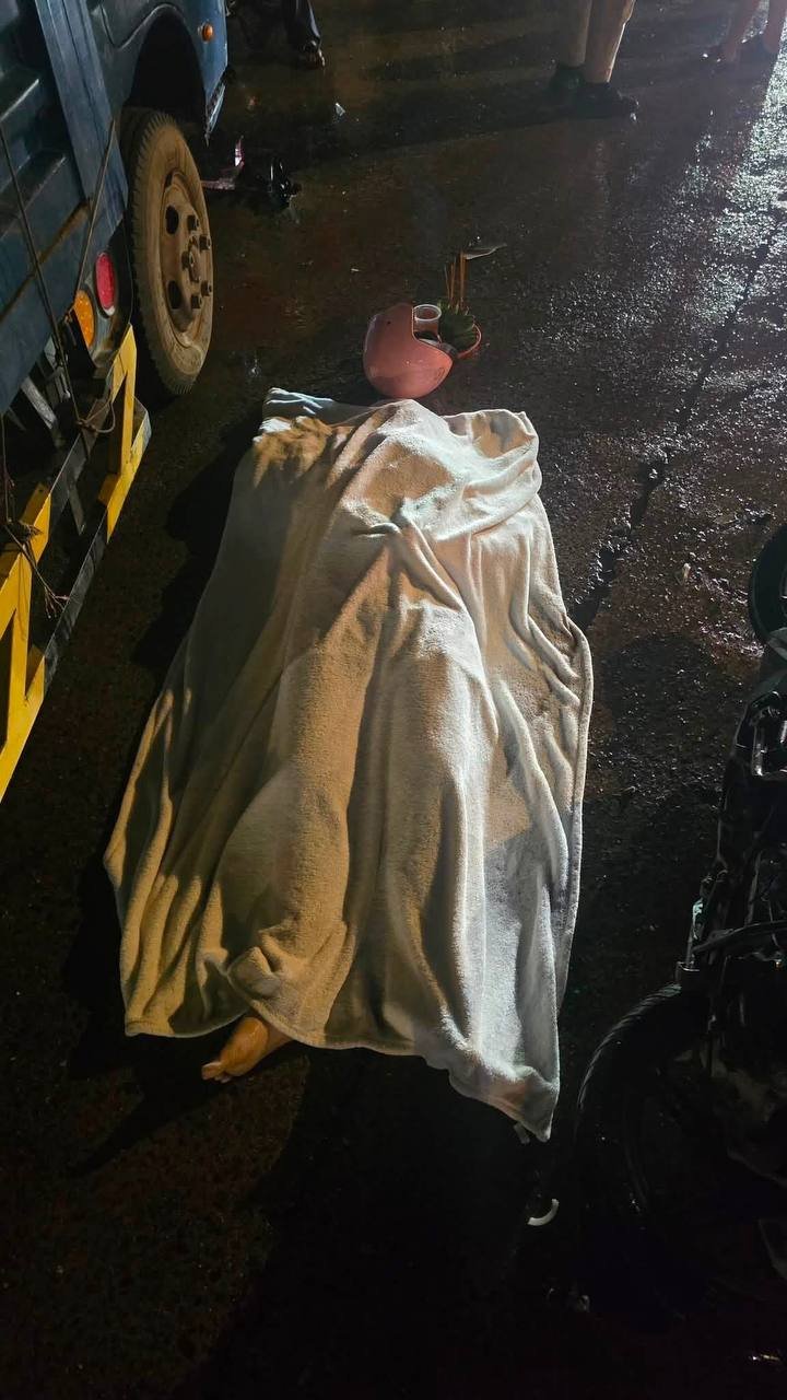 金边2004路发生严重车祸 一名女性不幸身亡