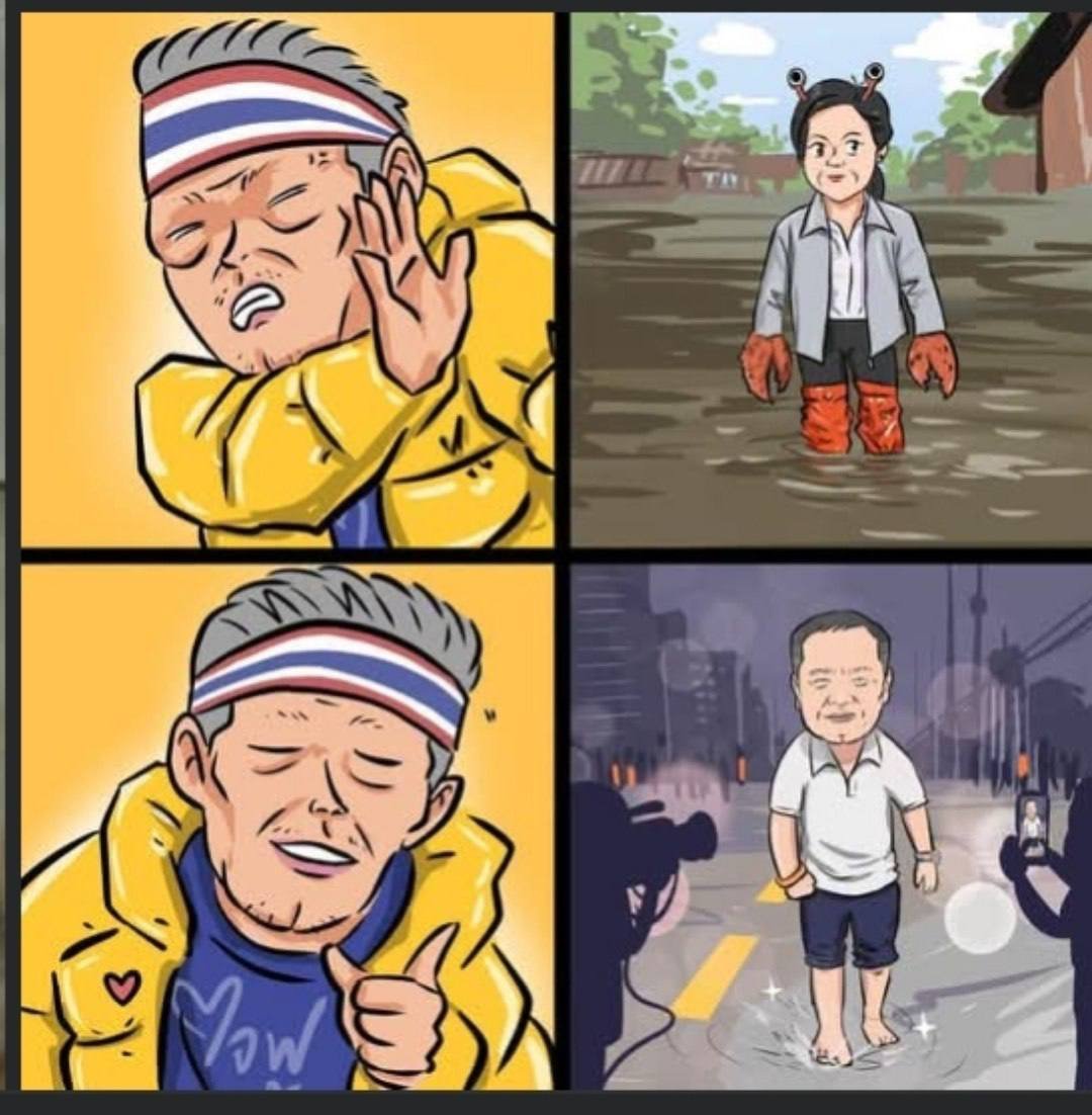 泰国媒体赞扬洪玛奈救灾表现 亲民形象获赞