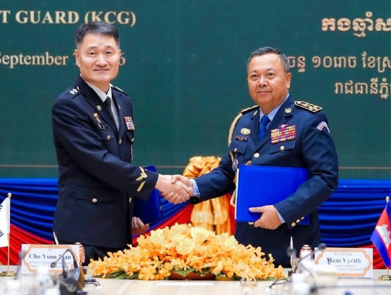 柬埔寨与韩国签署备忘录加强海上缉毒合作