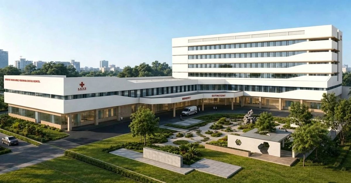 中国政府无偿援助西哈努克省省立医院,新建1.4万平方米6层医