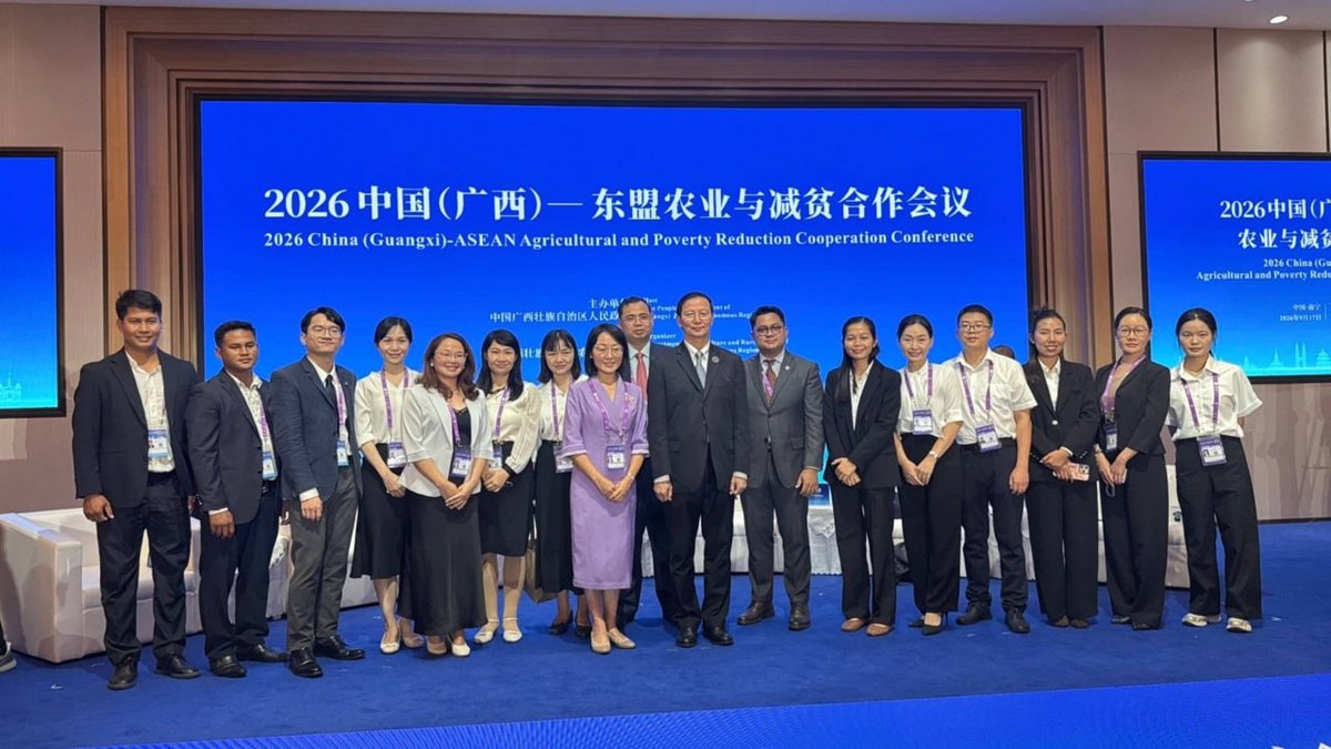 柬埔寨农业部赴华参加中国东盟农业合作会议 聚焦减贫与技术