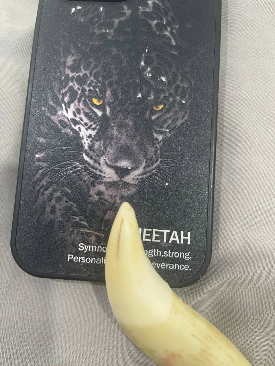 西港出售虎牙饰品 售价$700可小刀