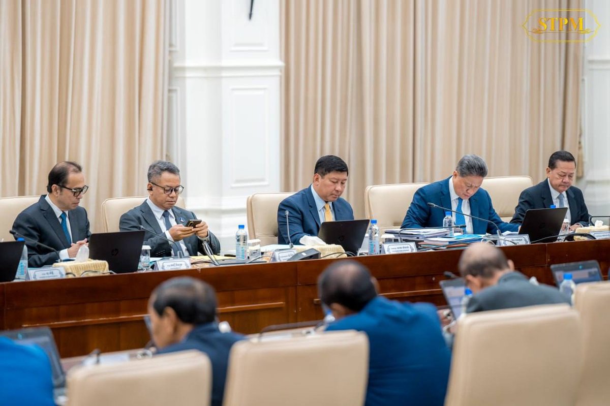 洪玛奈主持内阁会议 讨论国家统计政策与物流优化