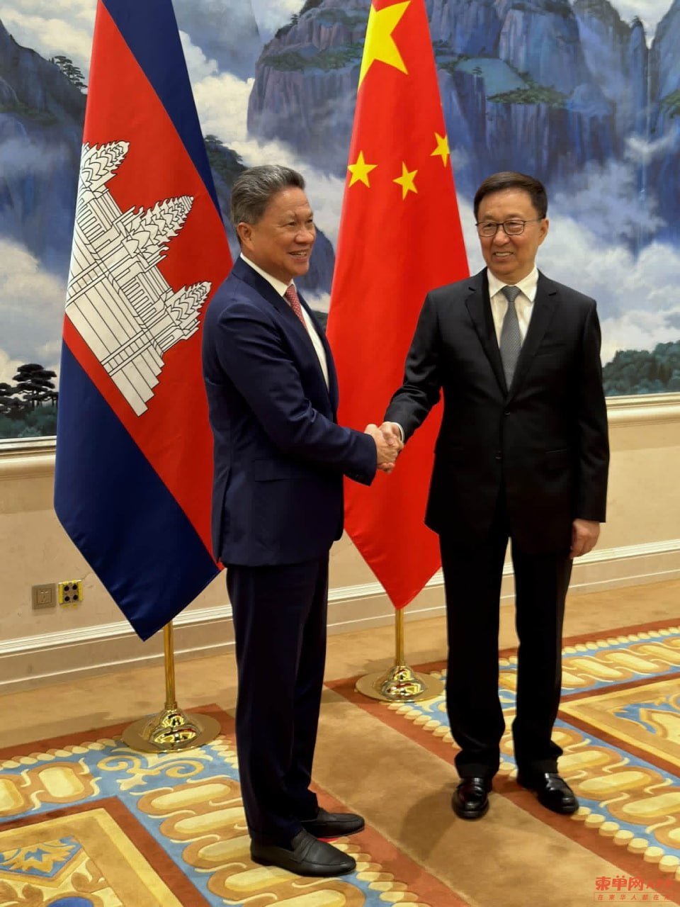 孙展拓会见韩正 柬埔寨将打击电诈列为最高优先事项