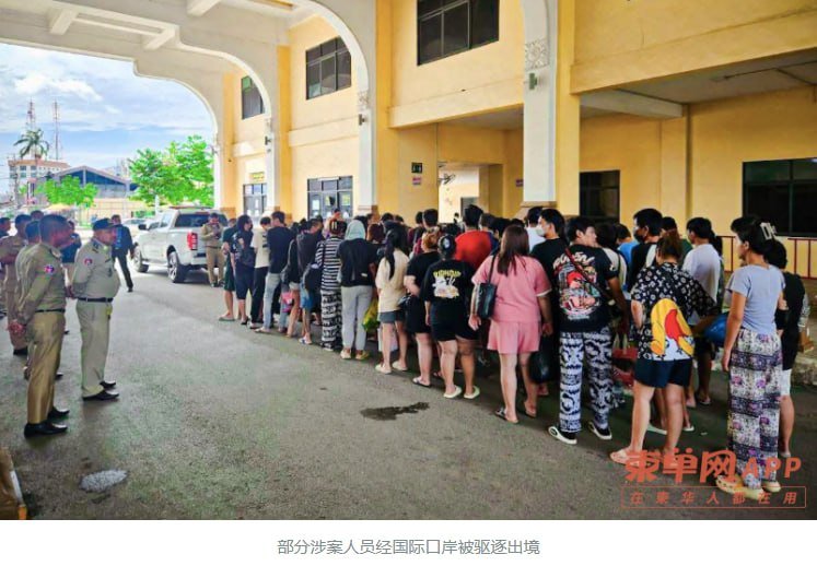 柬埔寨10天驱逐572名中国籍人员 涉及电诈及非法居留