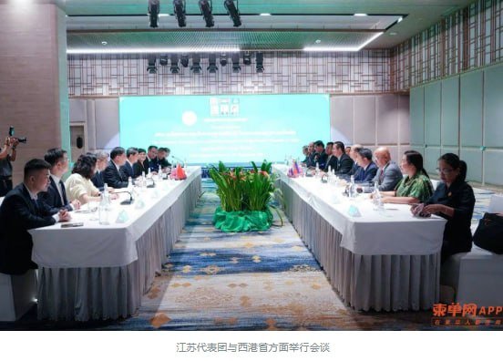 江苏省代表团到访西港 推动多领域合作交流