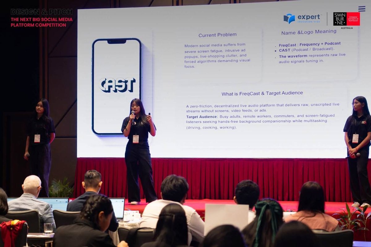 Design & Pitch社交媒体平台竞赛在金边举行