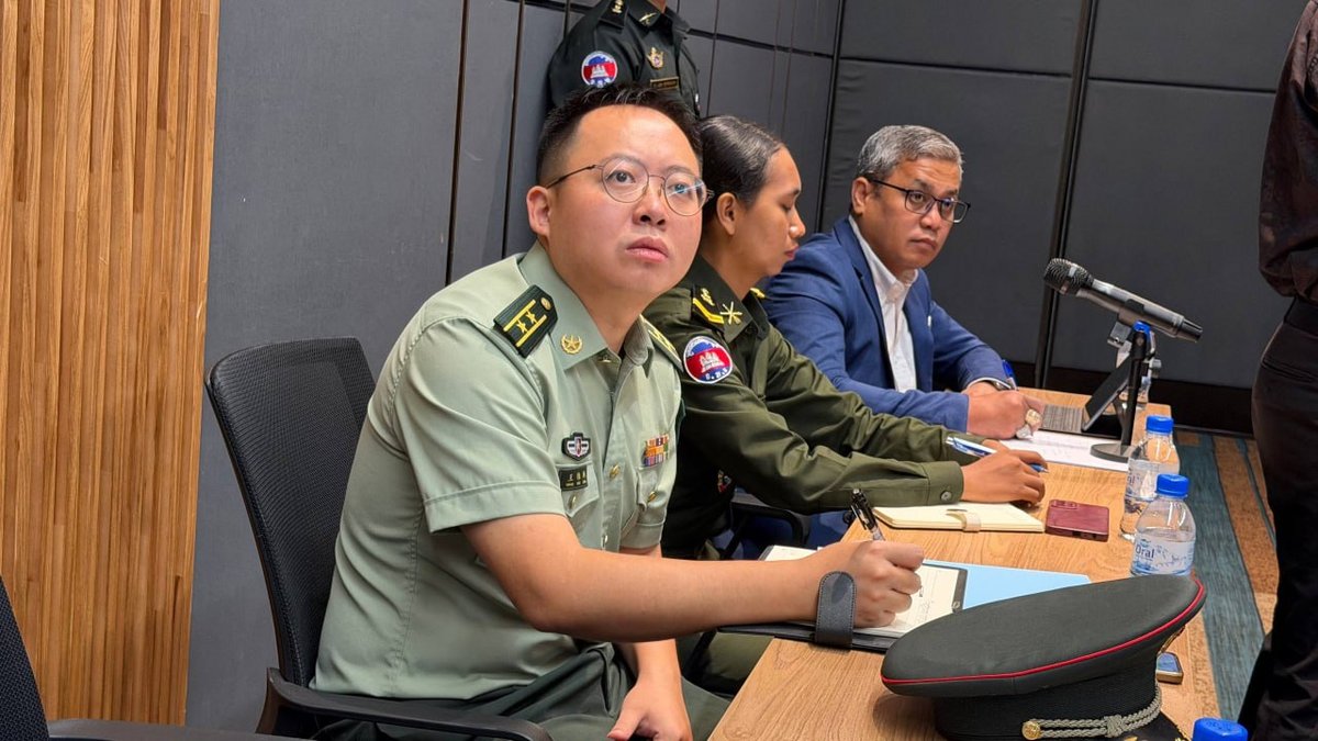 国防部向22国武官通报柬泰边境局势 强调停火后现状