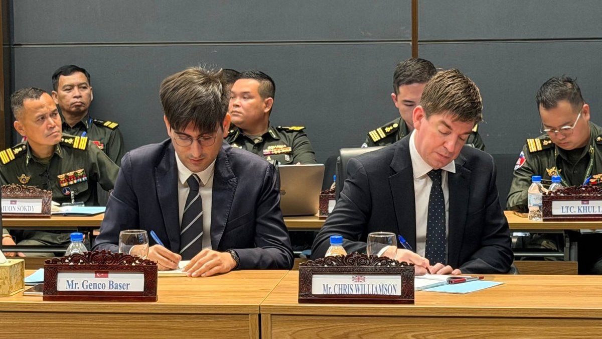 国防部向22国武官通报柬泰边境局势 强调停火后现状