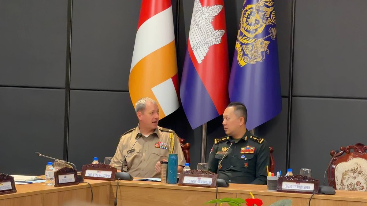 国防部向22国武官通报柬泰边境局势 强调停火后现状