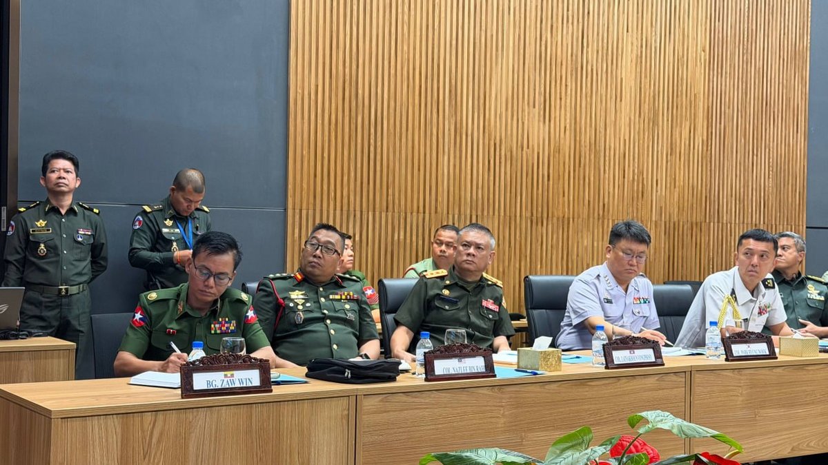 国防部向22国武官通报柬泰边境局势 强调停火后现状