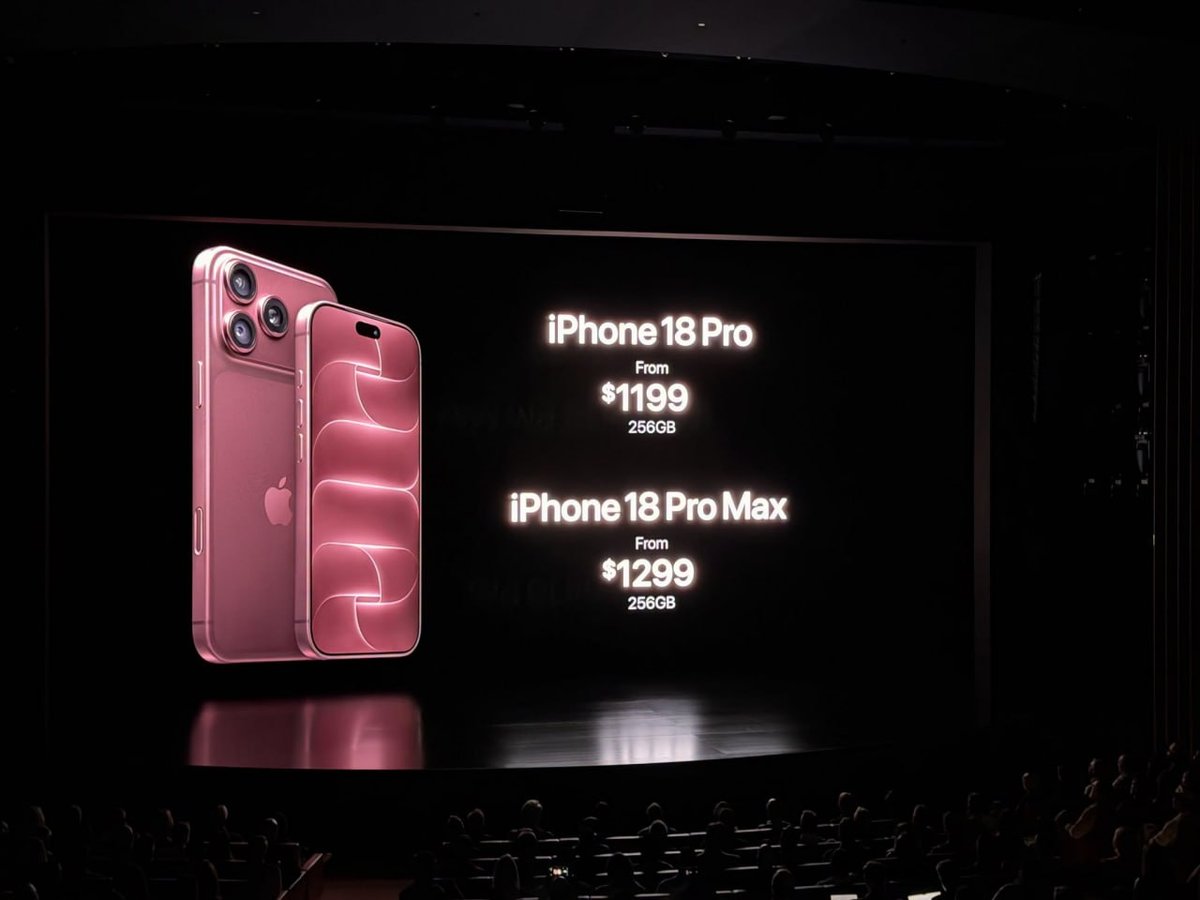 苹果正式发布iPhone 18系列及折叠屏手机