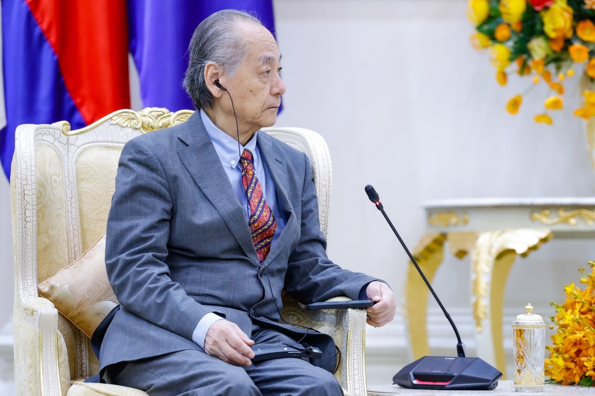 洪玛奈会见日本柬埔寨协会主席 探讨深化经贸合作