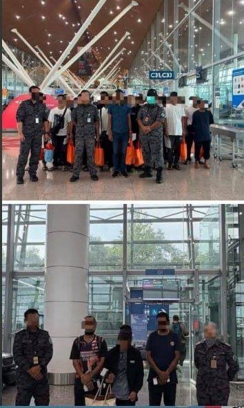 马来西亚移民局于9月第四周从柔佛州Nenas移民拘留中心遣返
