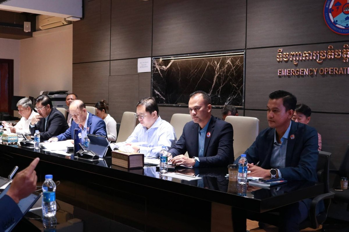 柬埔寨灾害管理委员会召开月度总结会议