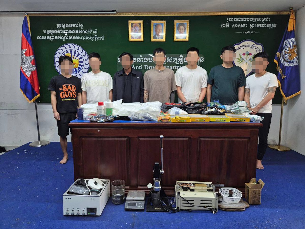 柬埔寨三年破获毒品案3万起 缴获各类毒品26吨