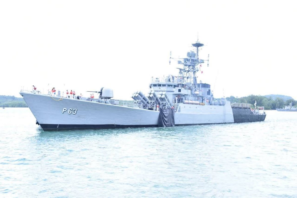印度海军舰艇到访云壤基地 深化双边海上合作