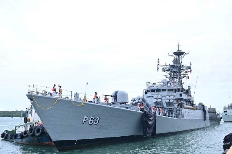 印度海军舰艇到访云壤基地 深化双边海上合作