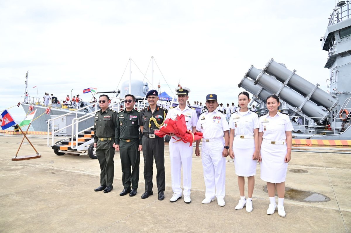 印度海军舰艇到访云壤基地 深化双边海上合作