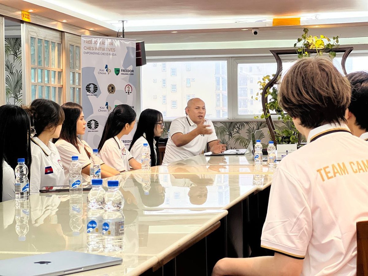 柬埔寨国际象棋联合会将派遣10名代表及选手,参加于9月15日