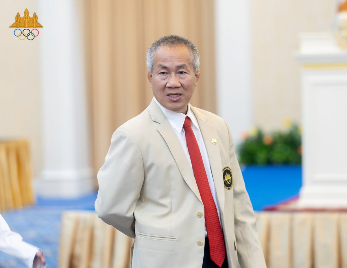 柬埔寨体育代表团出征第20届亚洲运动会