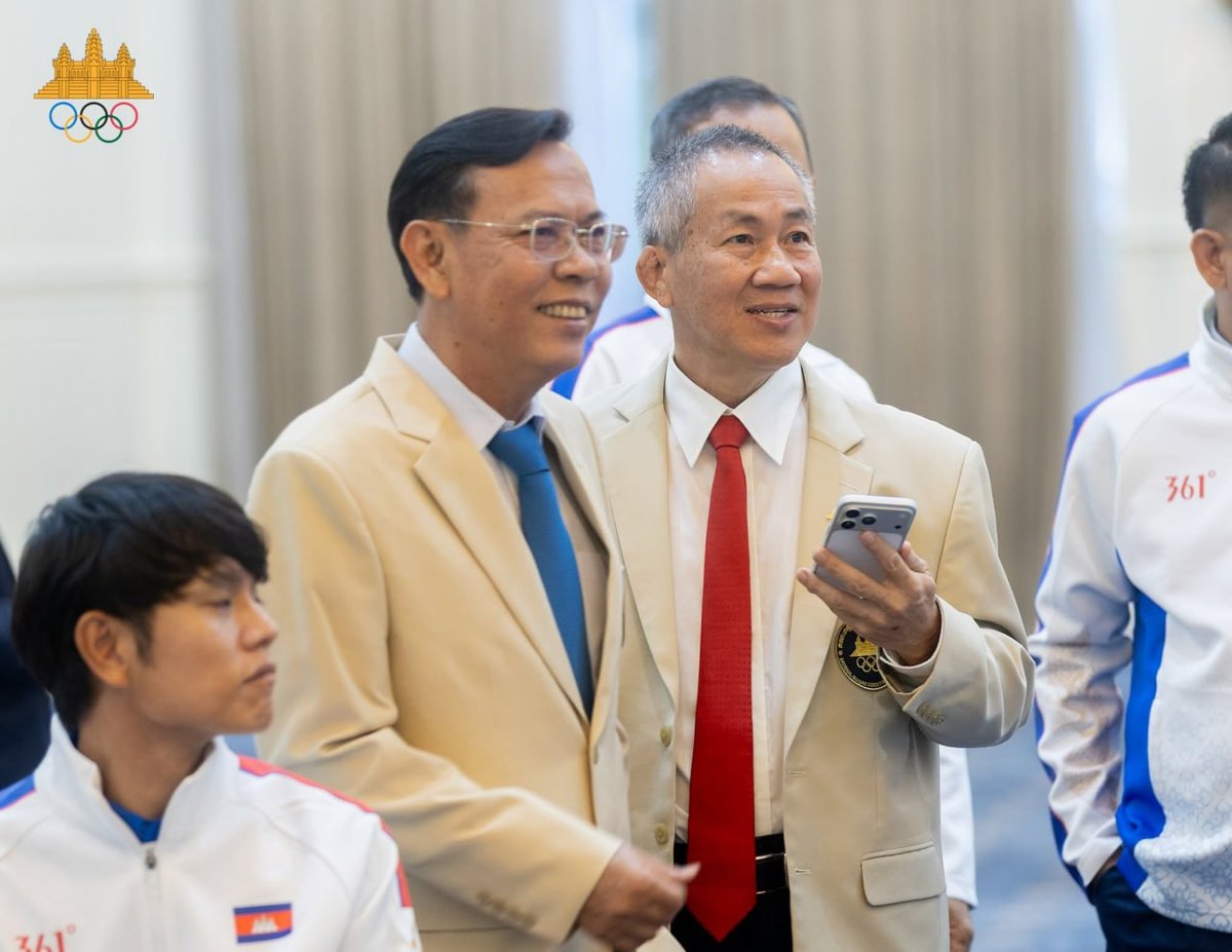 柬埔寨体育代表团出征第20届亚洲运动会